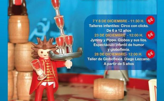 Pagos del Rey Museo del Vino acoge una exposición del ambiente circense con clicks de Playmobil