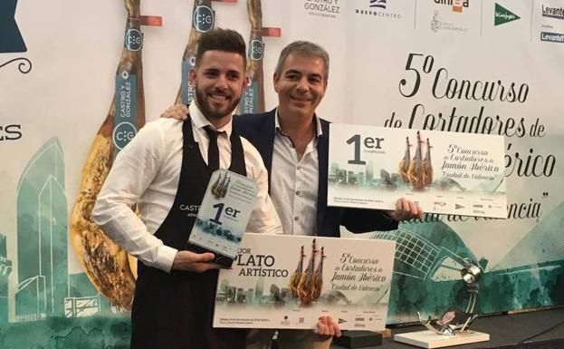 El salmantino Geovanny Almanza, mejor cortador de jamón ibérico