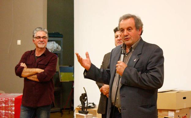 Blas Rodríguez recoge el Premio al Caminante en la Feria de los Dulces de las Monjas de Morille