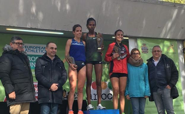 Gema Martín, tercera en el Cross de la Constitución de Aranda de Duero