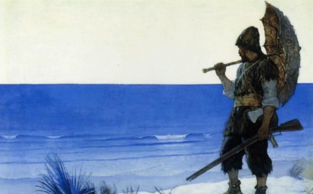 Los reflejos infinitos del espejo de Robinson Crusoe