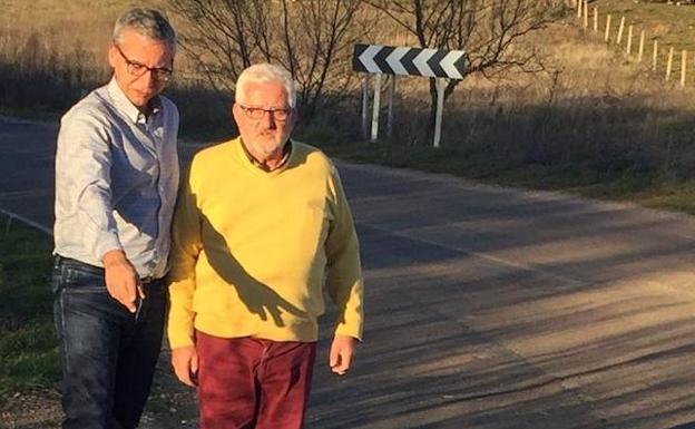 El PSOE denuncia el estado de las carreteras de la comarca de Alba