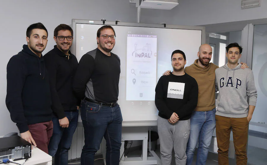 Doce jóvenes elaboran una aplicación con las empresas de polígonos de Palencia