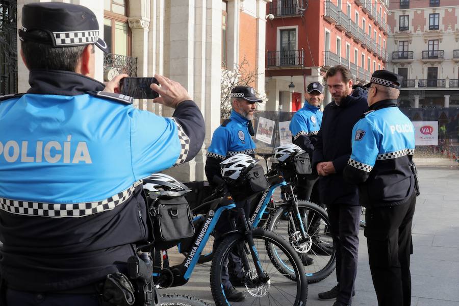 La Policía Municipal de Valladolid estrena diez bicicletas eléctricas