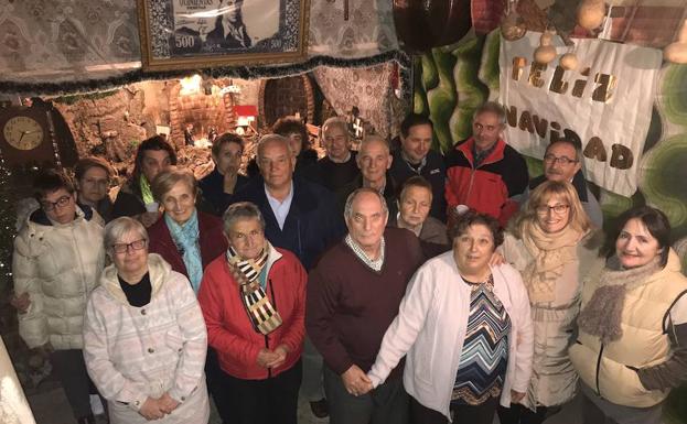 Más de un centenar de personas pasan por el Belén de Tita y César en Herguijuela de la Sierra