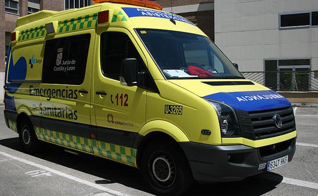 Una mujer, herida tras el vuelco de su vehículo en Zamora