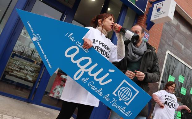 El Gordo sonríe a Burgos, con su paso por Gamonal