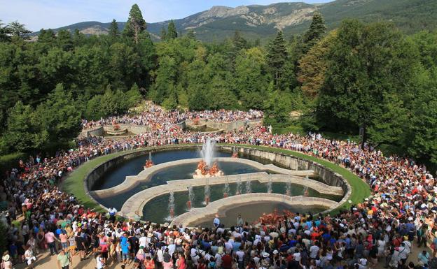 Cerca de 760.000 personas visitan los palacios y jardines de La Granja y Riofrío