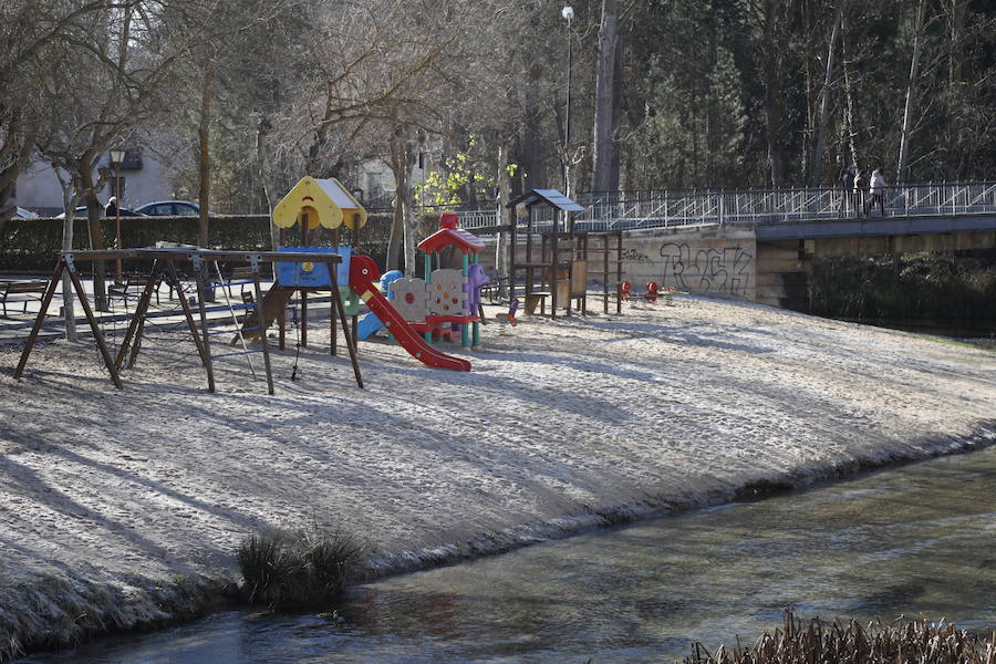 La provincia de Valladolid amanece con temperaturas bajo cero