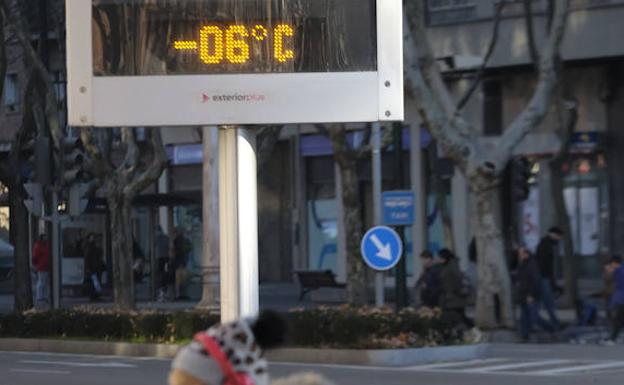 Valladolid amanece con temperaturas de hasta 8,7 grados bajo cero