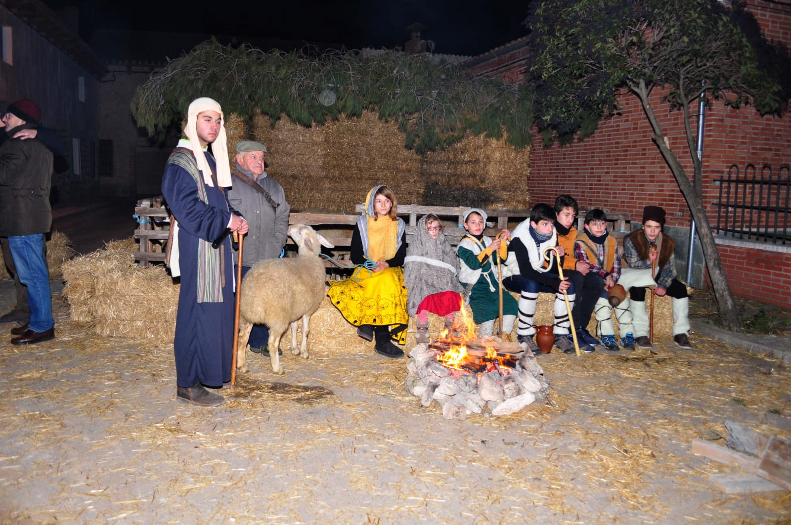 Adoración de los Reyes Magos que se llevó a cabo el día 5 en Robladillo