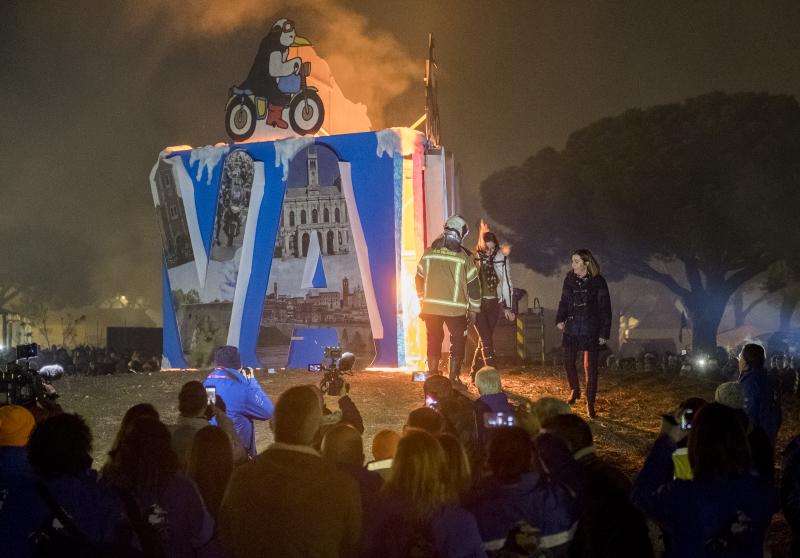 Susto de la ministra Reyes Maroto en Pingüinos