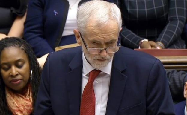 Corbyn presenta una moción de censura contra el Gobierno de May