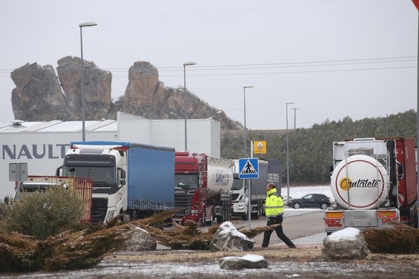 Reabierta la A-67 al tráfico de camiones después del embolsamiento realizado en Aguilar de Campoo