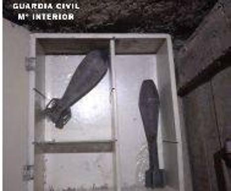 Desactivan dos granadas de mortero de la Guerra Civil halladas en una vivienda de Wamba