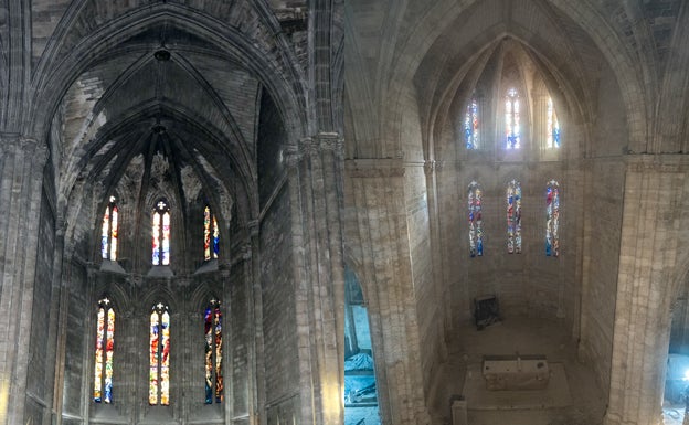 Así luce el altar de La Antigua después de su limpieza