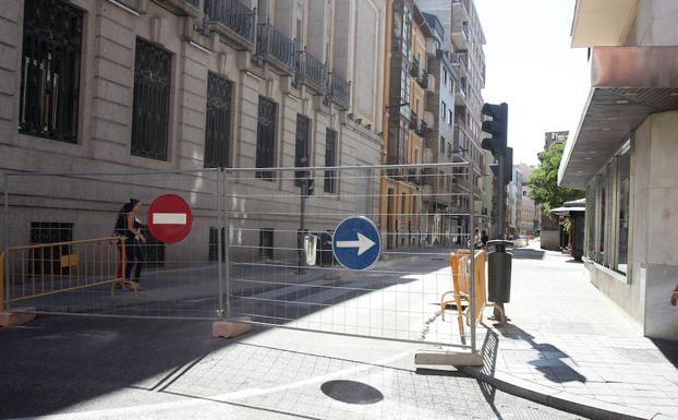 La calle Claudio Moyano de Valladolid estará cortada al tráfico este lunes