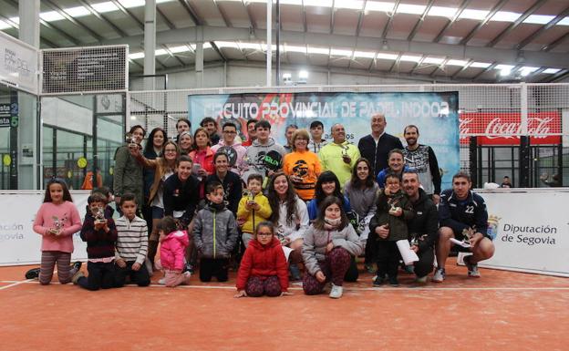 Caras nuevas entre los ganadores del circuito provincial de pádel