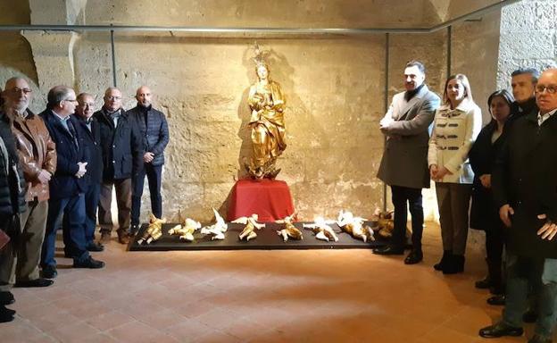 Las Edades del Hombre y la Diputación de Valladolid restauran cinco esculturas de parroquias de la provincia