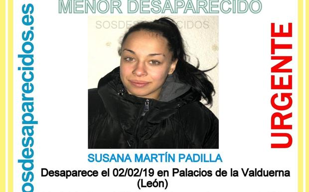 Una menor de 14 años permanece desaparecida desde este sábado en Palacios de la Valduerna