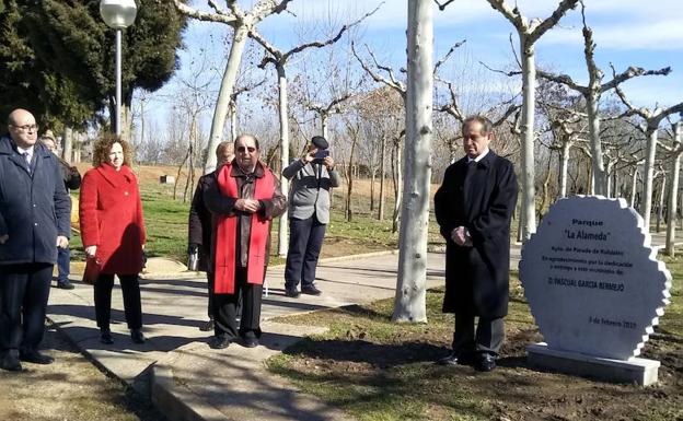 Emotivo homenaje a Pascual García, alcalde de Parada de Rubiales durante las últimas cinco legislaturas