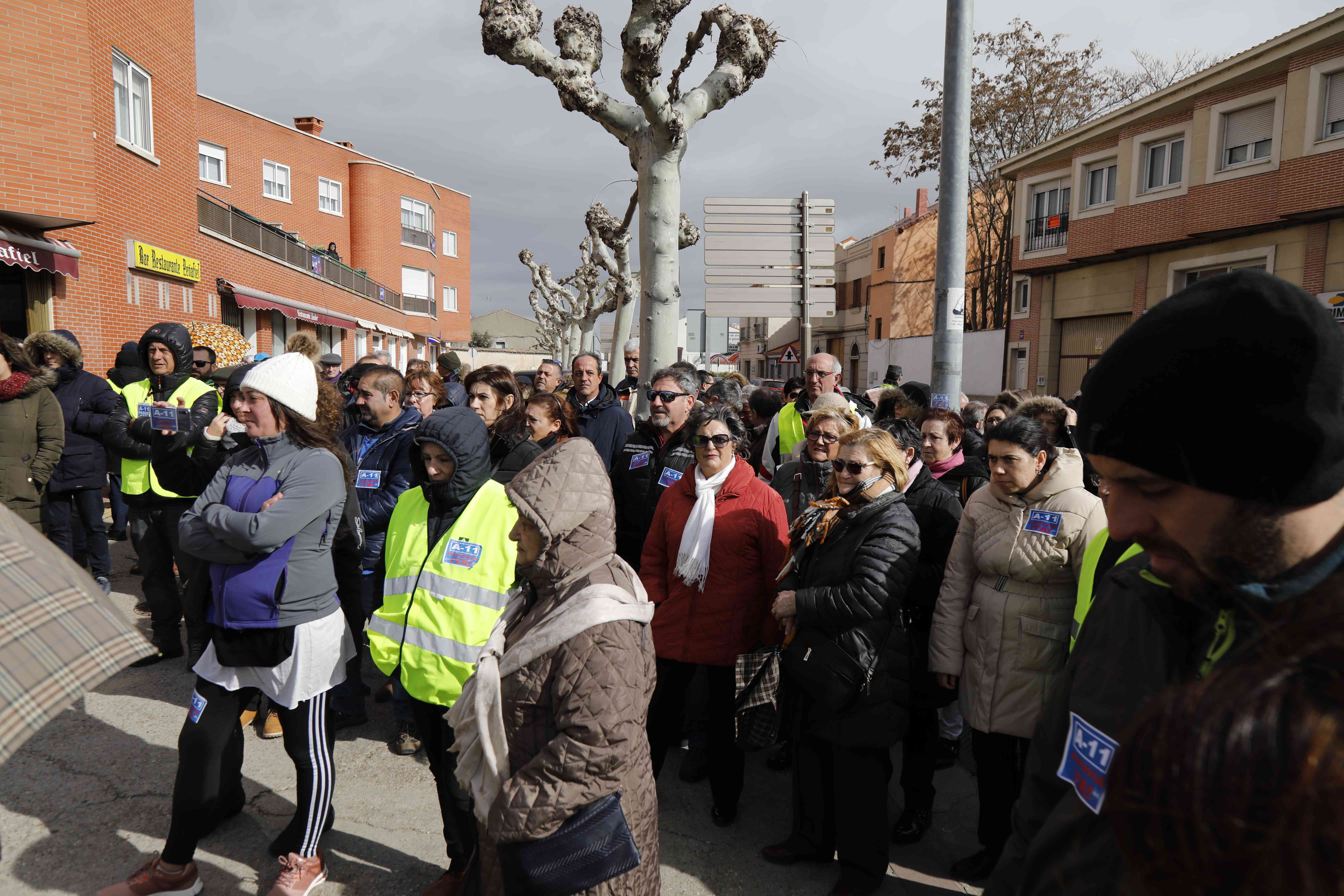 Nueva concentración en Peñafiel para reclamar la construcción de la Autovía del Duero