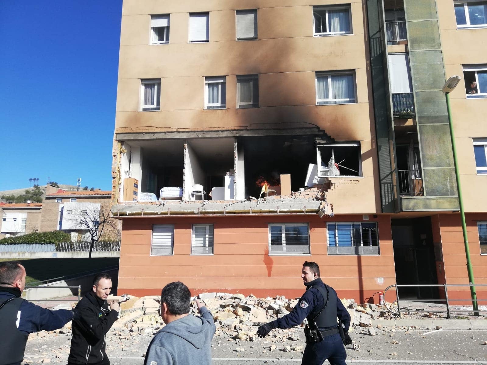 Explosión en la Barriada de San Juan Bautista