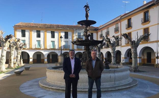 La obra de la plazuela del Buen Alcalde de Ciudad Rodrigo posibilitará el juego sin dañar la fuente