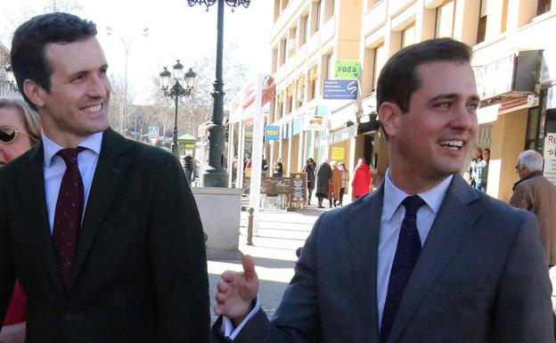 Pablo Casado advierte: votar a Vox en Segovia puede dar un escaño al PSOE o a Podemos
