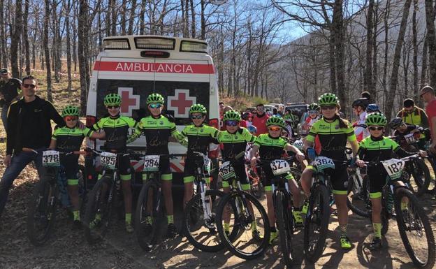 Destacada actuación de la Escuela de Ciclismo Bejarana – Ibéricos Guillén en Tornavacas