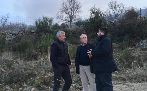 Estabilizado un incendio en Villafranca de la Sierra