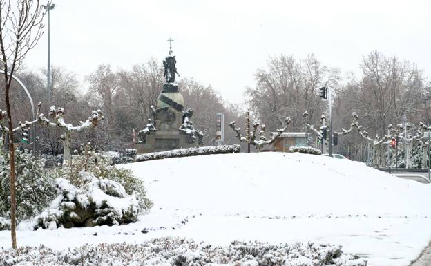Valladolid, hace un año: diez centímetros de nieve