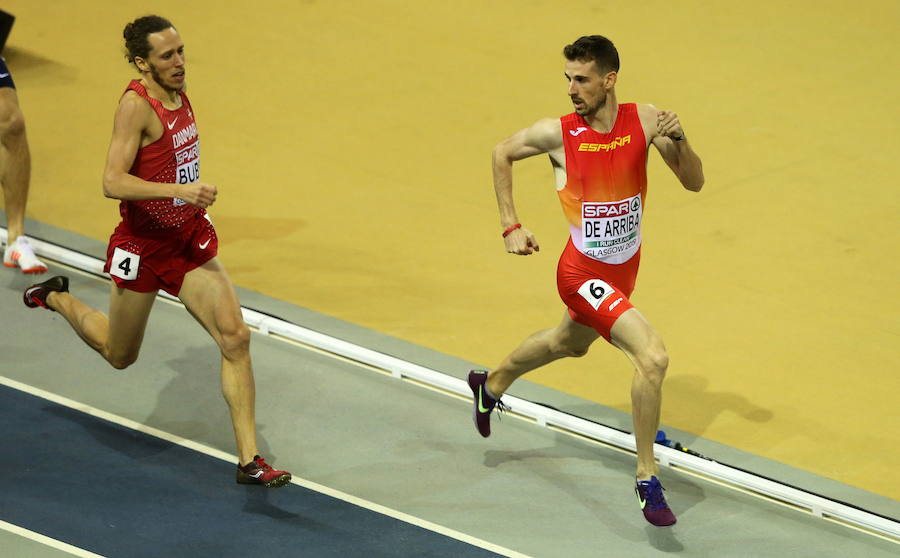 Álvaro de Arriba , campeón de Europa de 800 en Glasgow