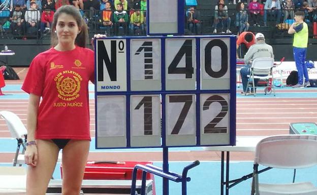 Laura Martín, del CAV-UVa, campeona de España sub-20 de altura