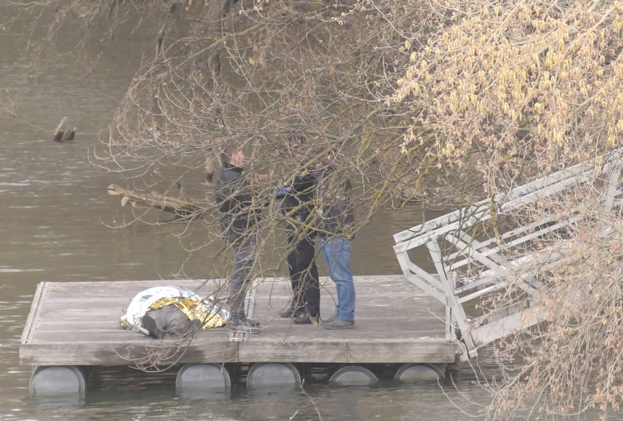 Rescatan el cadáver de un hombre del Pisuerga en Valladolid