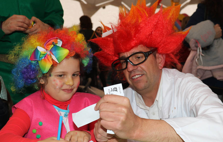 Talleres infantiles en la Cúpula del Milenio de Valladolid por carnaval