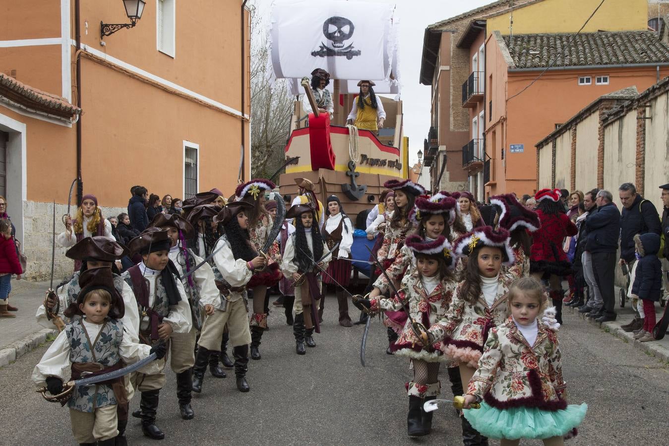 Participantes en el carnaval de Toro (Zamora)