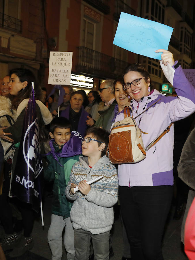 Palencia se manifiesta en el Día de la Mujer