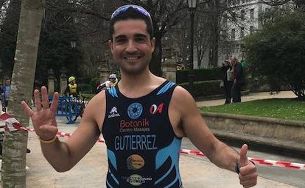 El salmantino Ángel Gutiérrez logra en Oviedo su pase para el Nacional elite de Duatlón