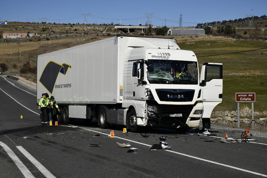 Accidente mortal en la N-VI en El Espinar