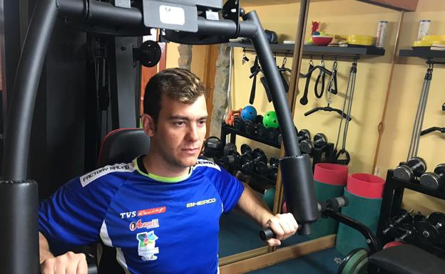 Santolino recibe el alta médica y empieza la preparación física para una nueva temporada que acabará en el Dakar