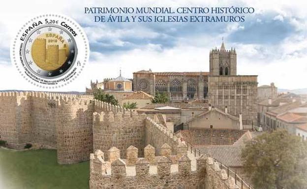 Correos lanza un sello circular que homenajea a Ávila como ciudad Patrimonio Mundial