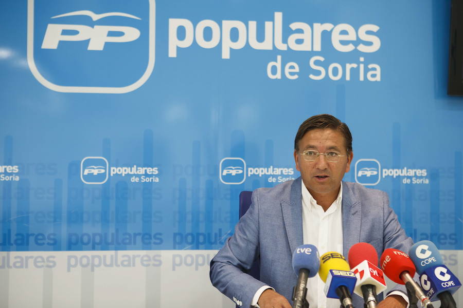 Cristina Pinillos, Gerardo Martínez y José Manuel Hernando, los senadores por Soria propuestos por el del PP