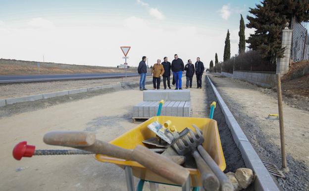 Las obras del carril bici hasta el Helmántico concluirán a mediados del mes de mayo