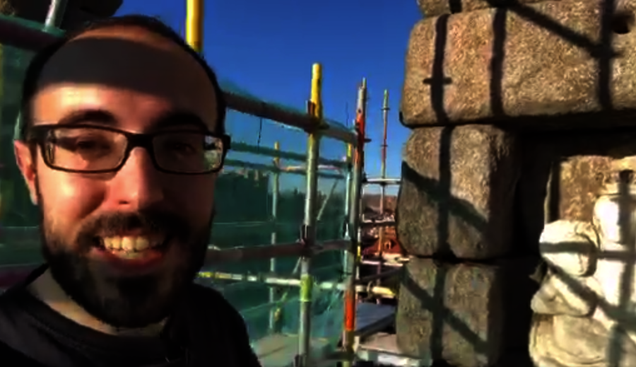 El espectacular 'making off' en lo alto del Acueducto de Segovia