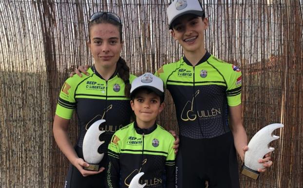 Tres podios para la Escuela de Ciclismo Bejarana en Soto de Cerrato