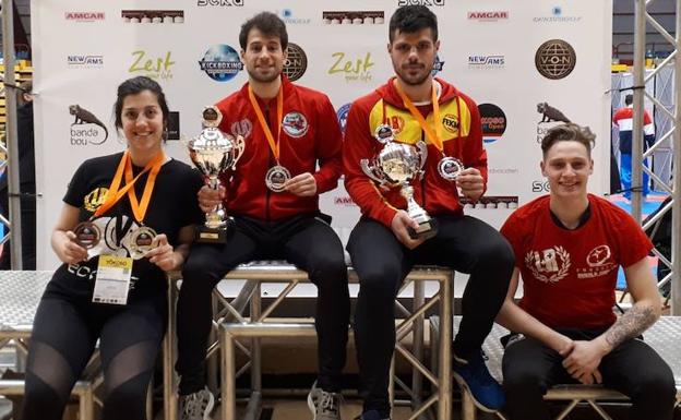 Dos oros, tres platas y un bronce para el kickboxing salmantino en la Copa del Mundo WAKO Yokoso Dutch Open 2019