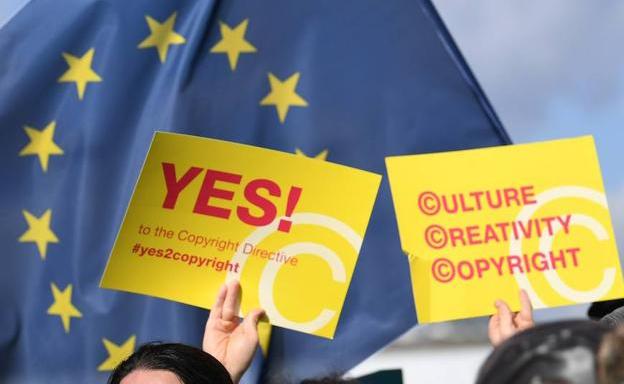 La Eurocámara da luz verde a la directiva del 'copyright'