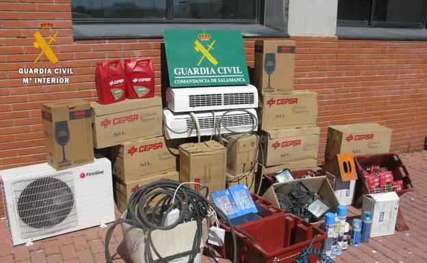 Detenido por robar efectos por valor de 10.000 euros en una casa de Mozárbez
