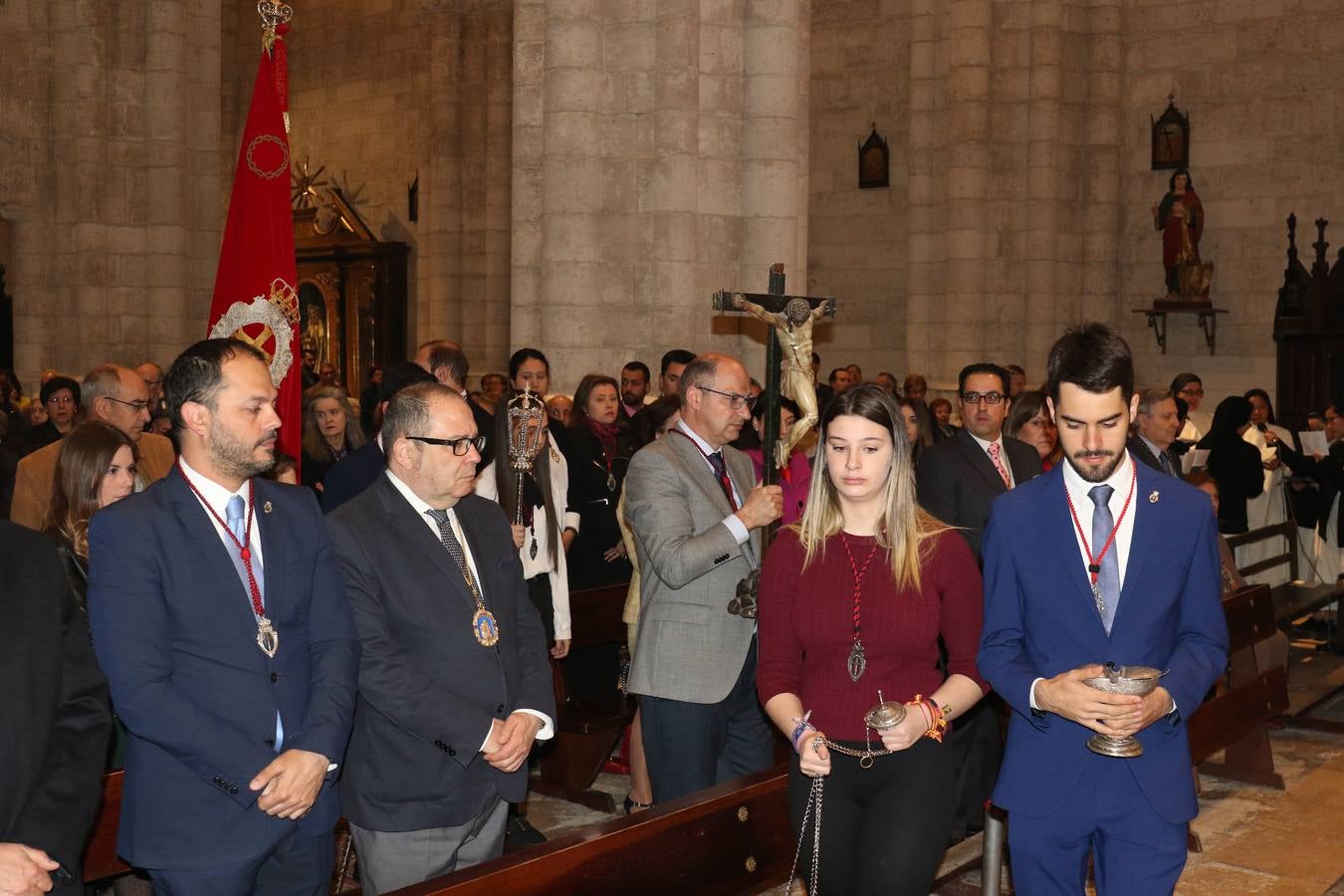 Misa en la Iglesia de la Antigua de Valladolid